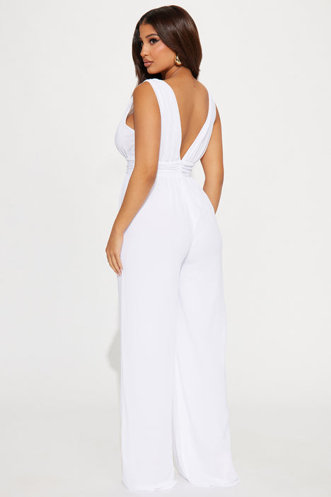 Take Me To Another Place Jumpsuit Ivory