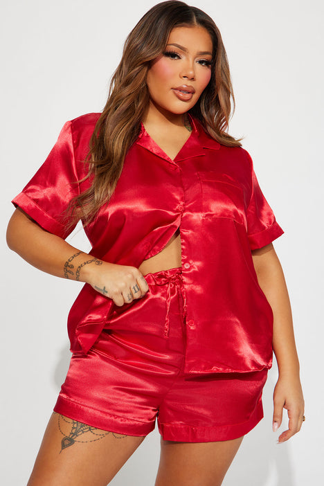 Fashion nova hotsell satin pajamas