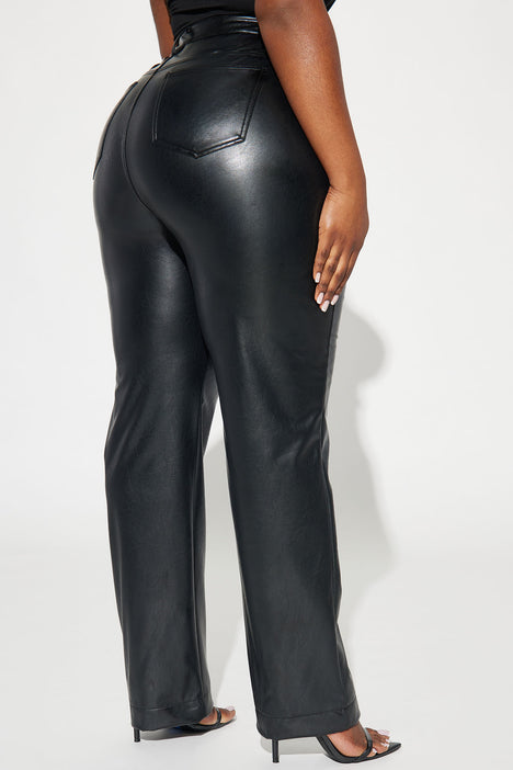 Leather pants fashion nova store