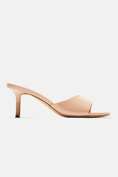 Devika Kitten Heel Mules Nude Fashion Nova Shoes Fashion Nova