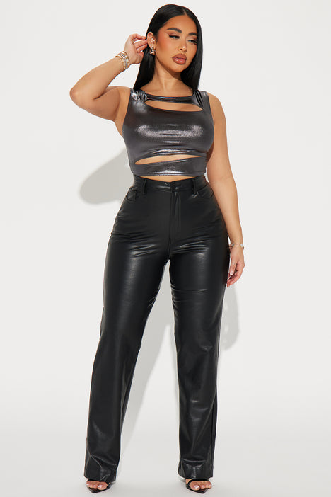 Move On Cut Out Bodysuit - Silver