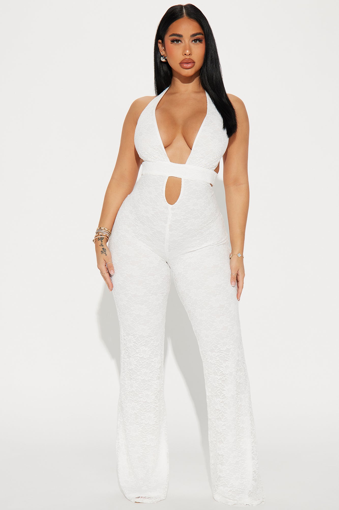 White jumpsuit shop size 16