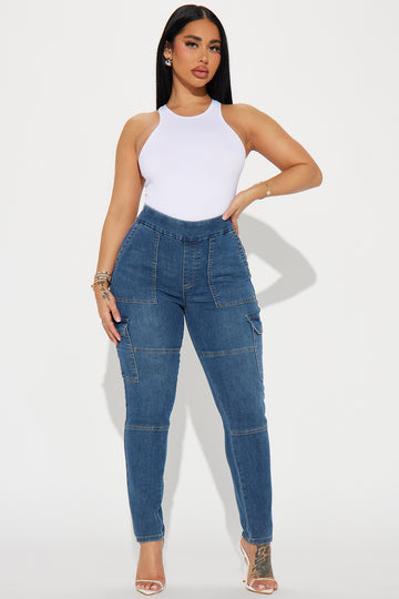 Fashion nova blue jeans online