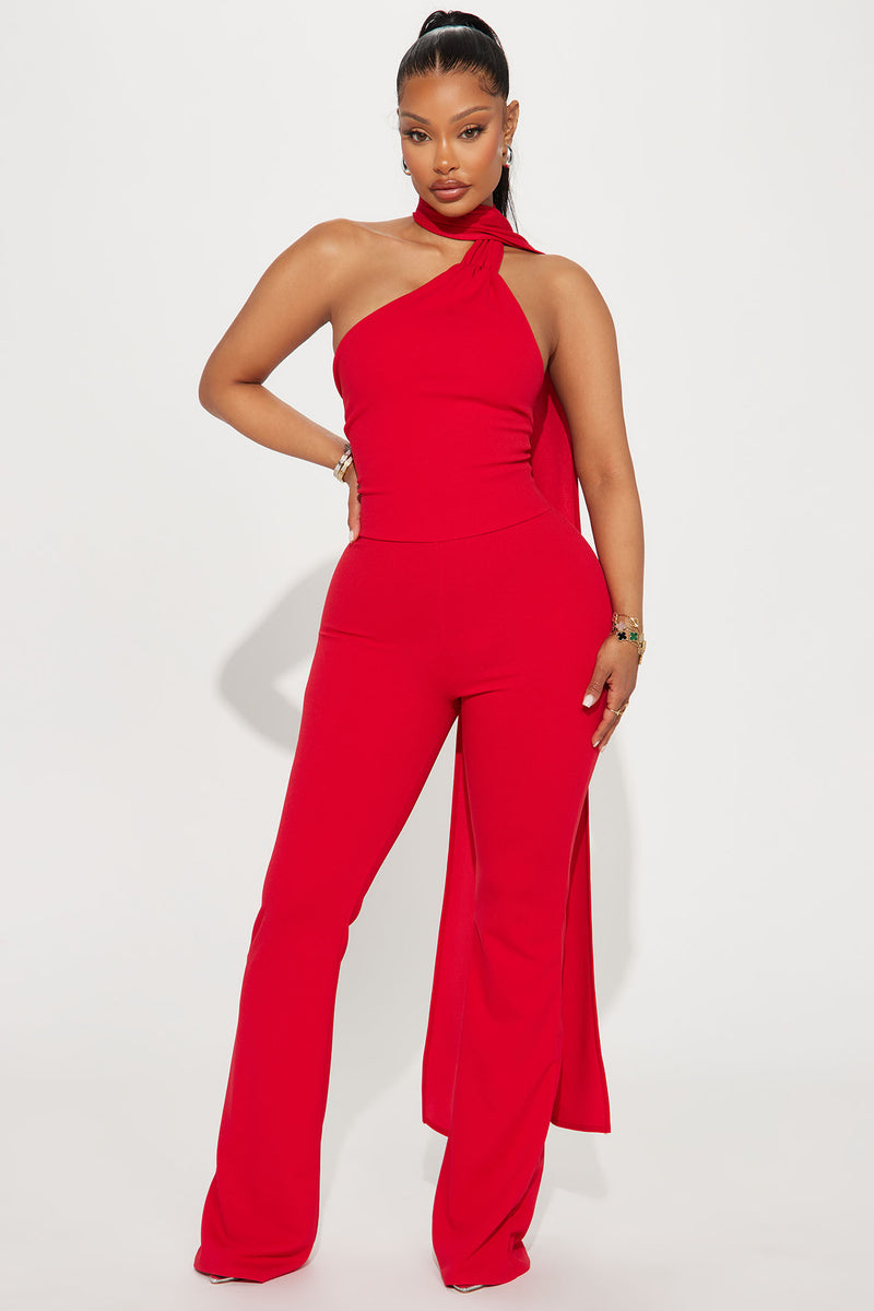 Selma Crepe Jumpsuit - Red | Fashion Nova, Jumpsuits | Fashion Nova