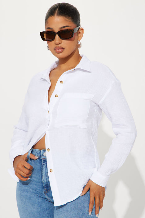 Against The Wind Shirt White