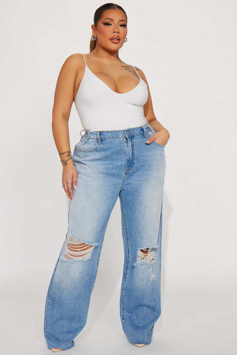 Plus size baggy jeans online