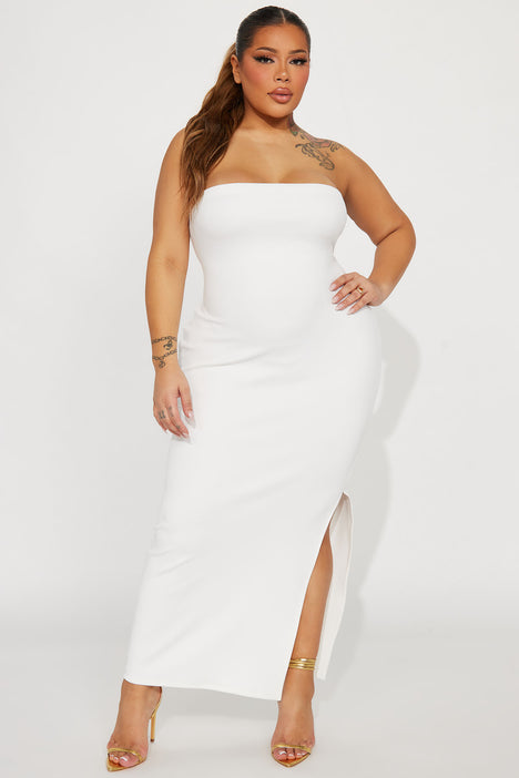 Janet Midi Dress White Fashion Nova Dresses Fashion Nova