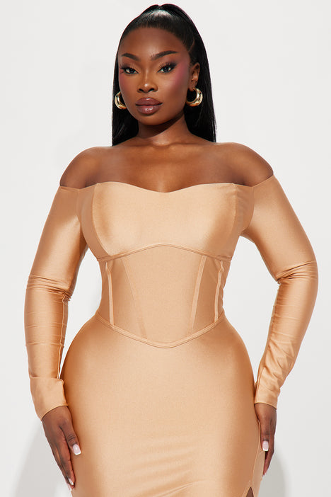 Rose gold deals dresses fashion nova