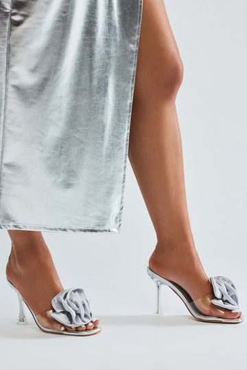 Clear shoes fashion nova sale