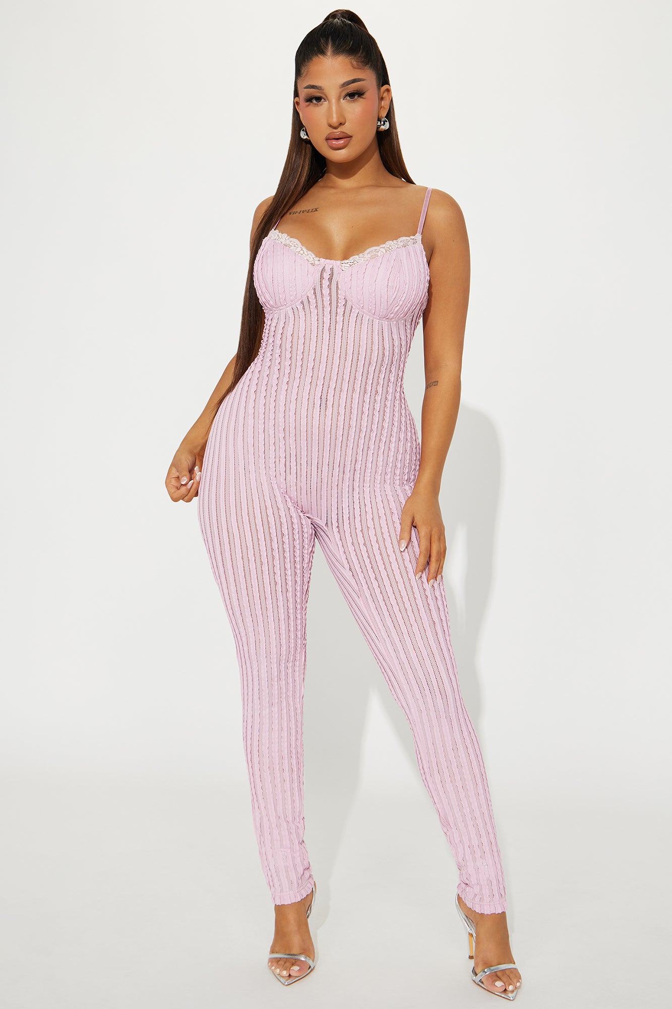 Pink jumpsuit fashion nova new arrivals
