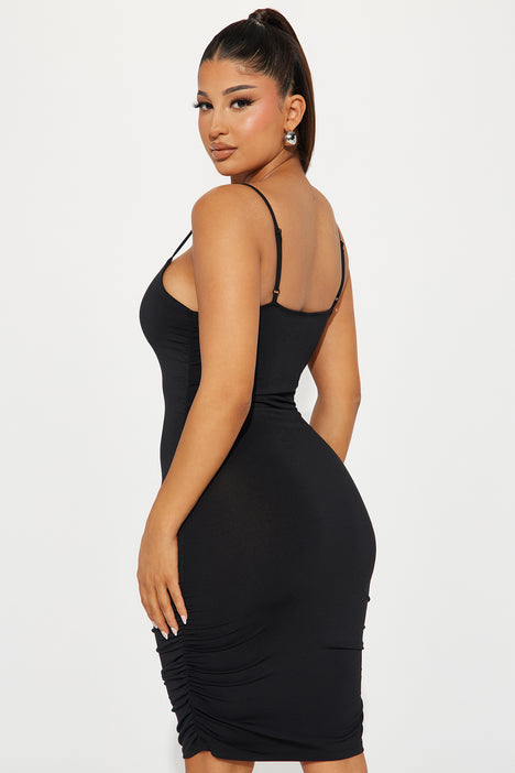 Simple black hotsell mini dress