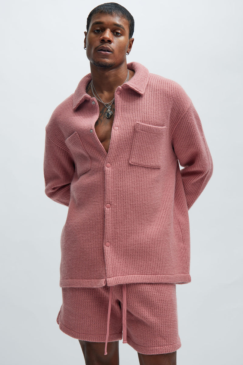 Baulo Slit Shirt Mauve Morn main image 1