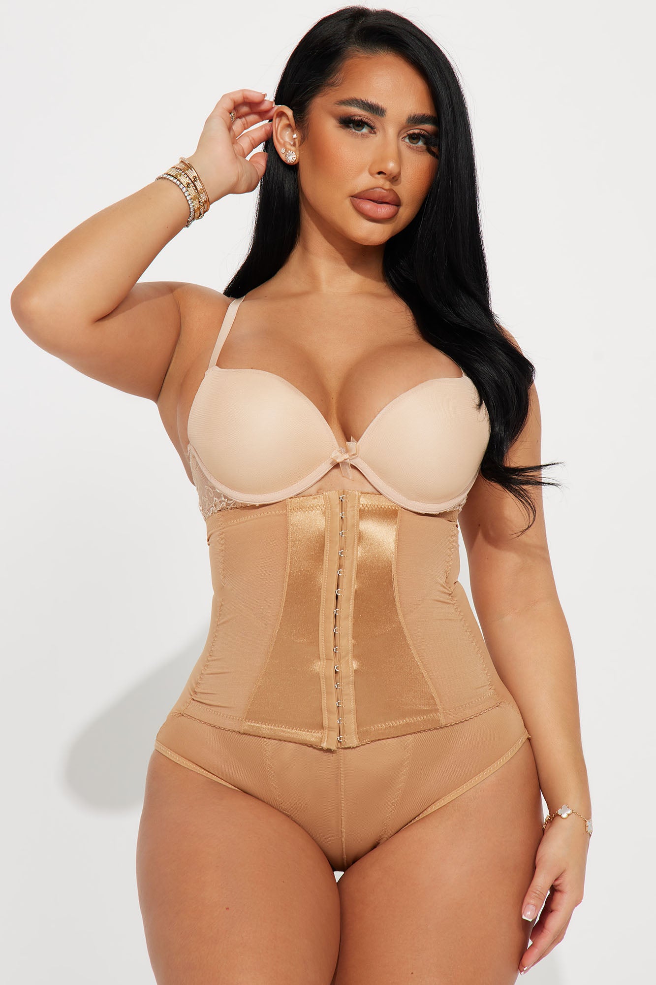 Never Get Over Me Waist Cincher Shapewear Brief - Nude