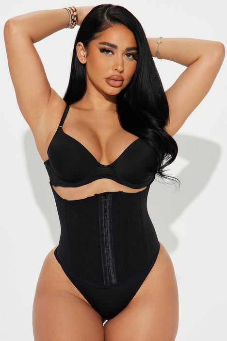 Sculpted And Sexy Shapewear Waist Trainer - Black