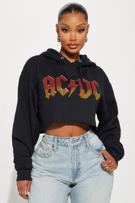 Cropped hoodie fashion best sale nova