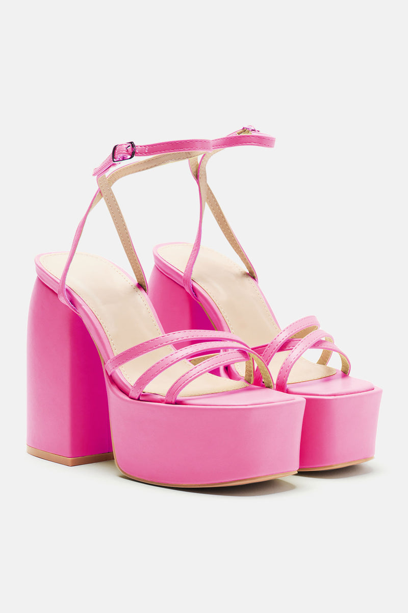 Freya Platform Block Heels - Fuchsia | Fashion Nova, Shoes | Fashion Nova