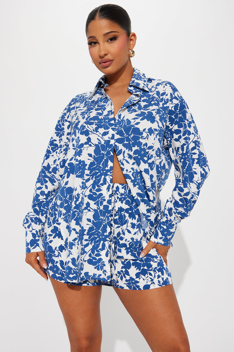 Heading Out Floral Short Set Fashion Nova, Matching