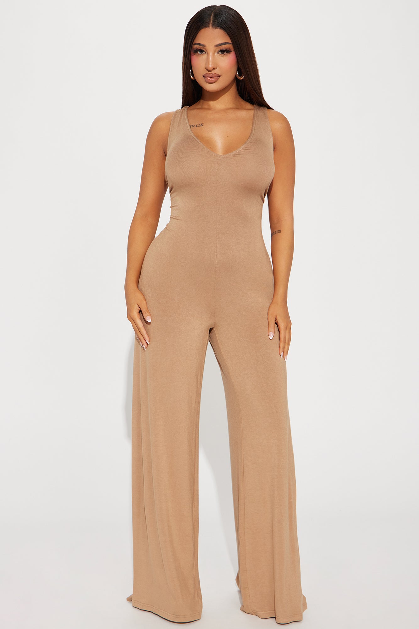 New Story Jumpsuit Tan Fashion Nova Jumpsuits Fashion Nova