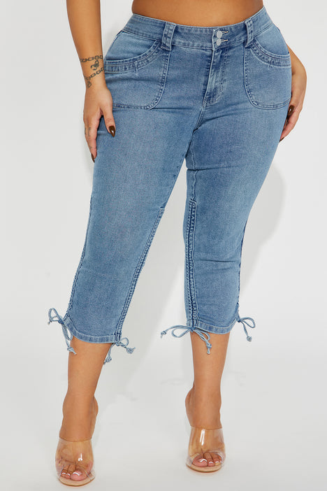 Fashion nova cheap capri jeans