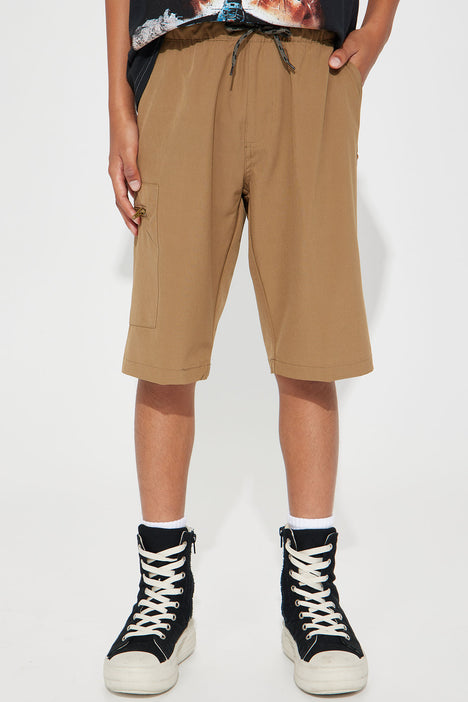 Khaki spandex hotsell shorts
