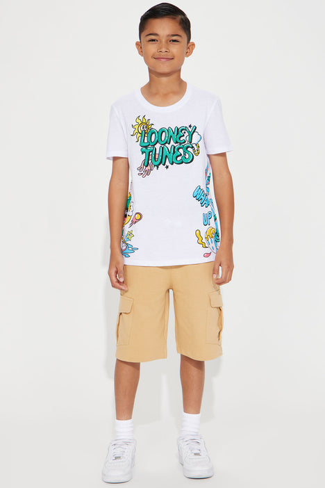 Looney Tunes Kid Boy/Kid Girl Letter Ball Print Short-sleeve Cotton Tee