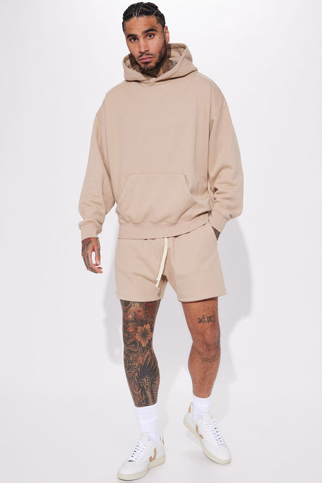 Taupe oversized store hoodie