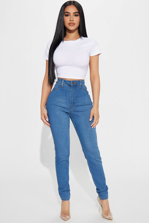 Distressed Ankle Skinny Jeans - Boutique 23