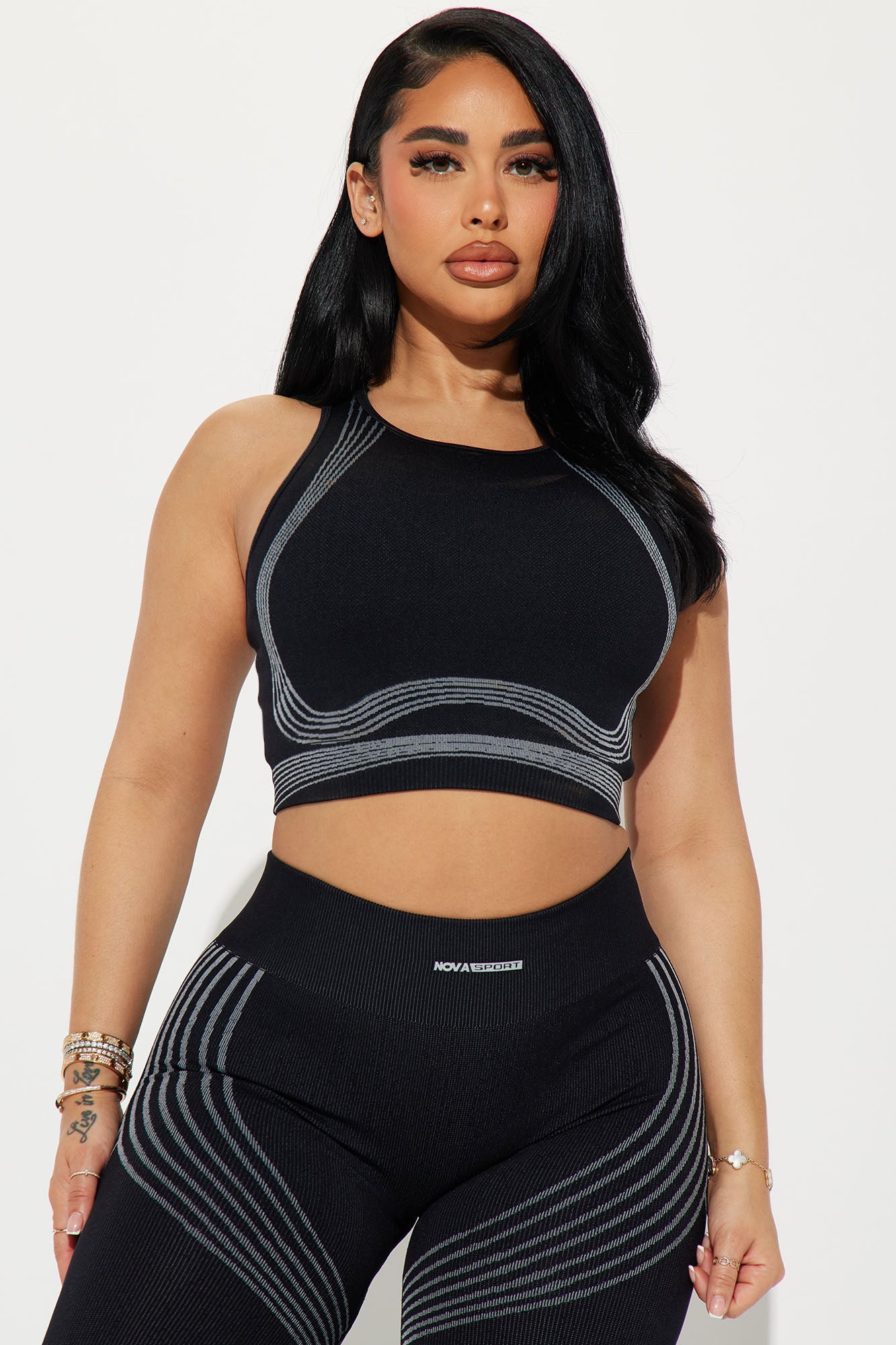 Speed Flex Seamless Shaping Sports Bra - Black, Fashion Nova, Nova Sport