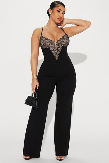 Rooftop date lace jumpsuit fashion nova on sale