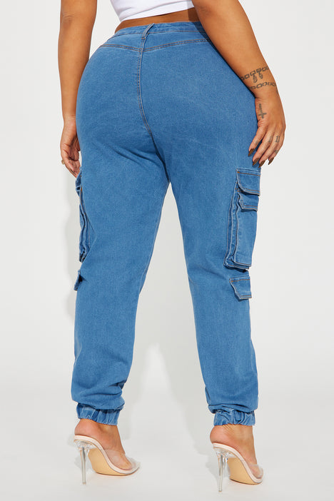 Fashion nova sales denim joggers