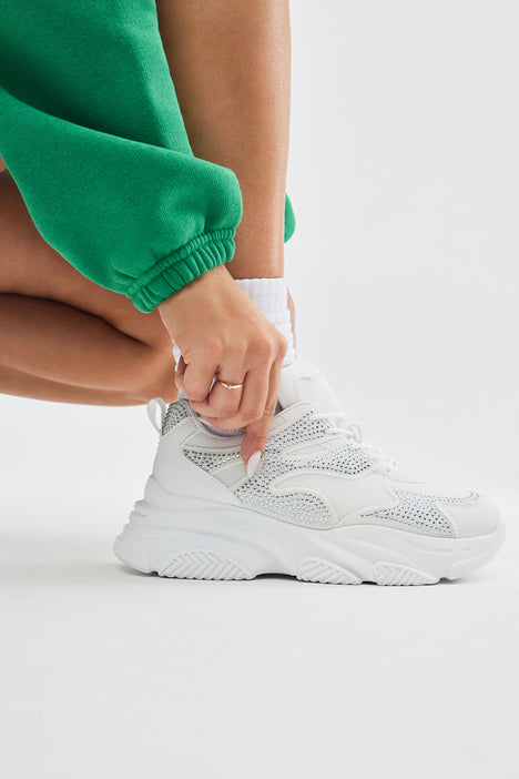 Fashion nova new arrivals white sneakers
