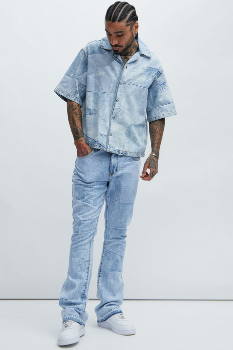 Denim shirt fashion store nova