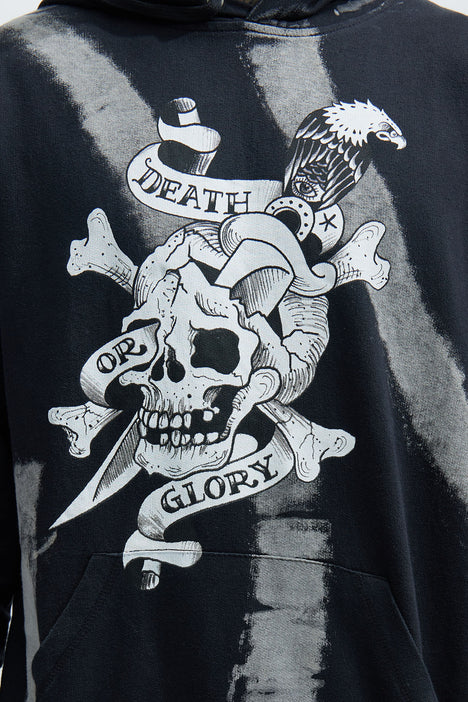Black ed hardy hoodie top