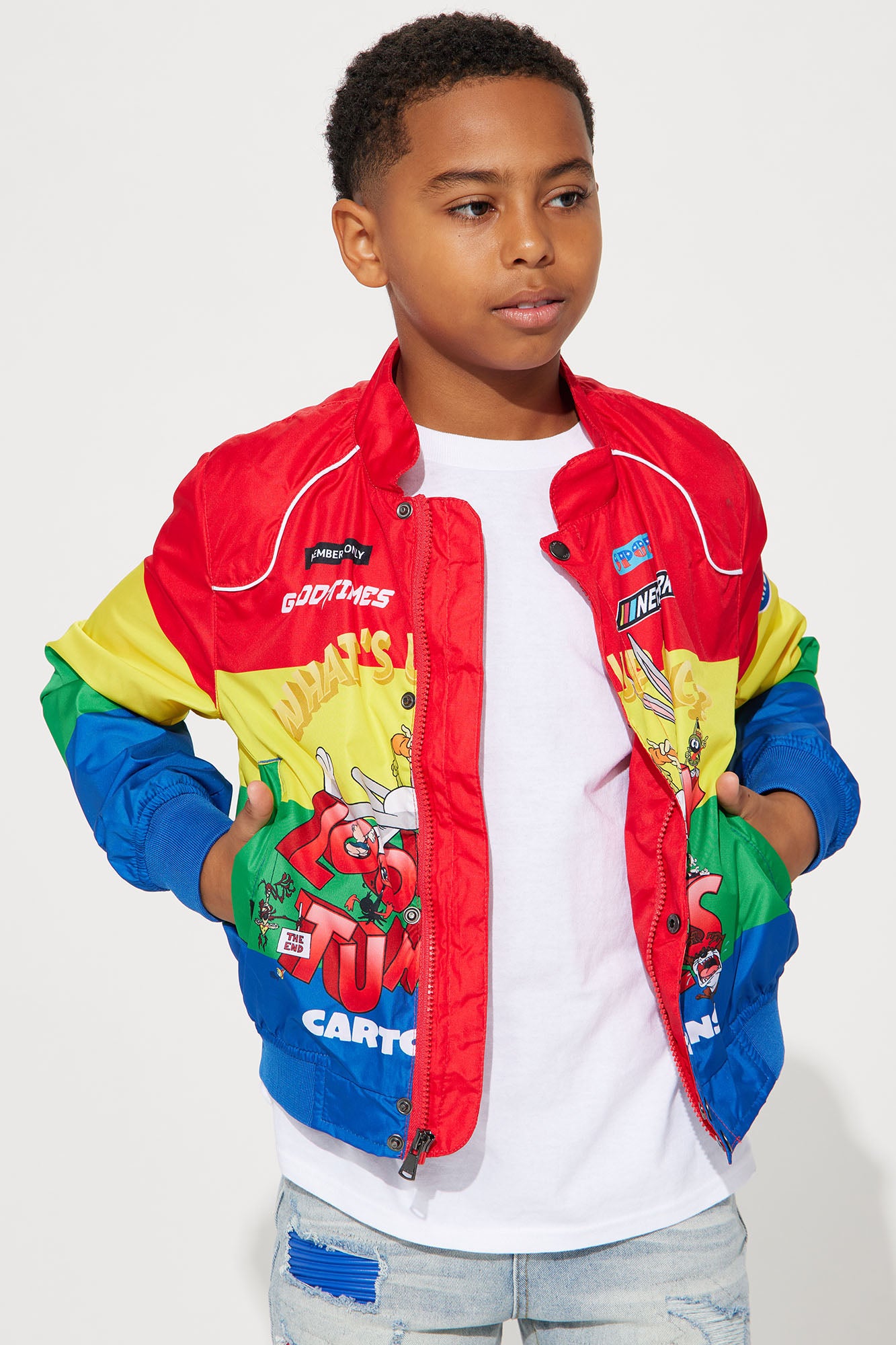 Fashion nova rainbow coat online