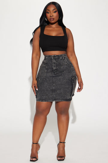 Discover Plus Size Denim Skirts Fashion Nova