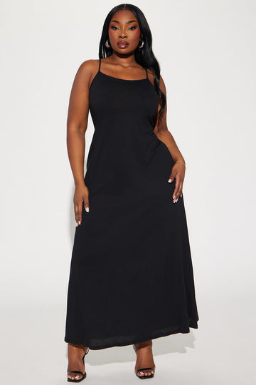 Fashion nova plus size black clearance dress