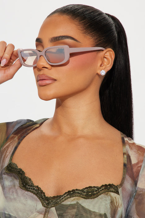 What It Used To Be Sunglasses Nude Fashion Nova Sunglasses