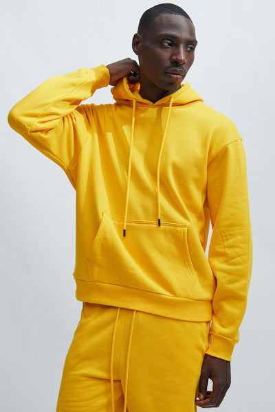Yellow outlet hoodie men