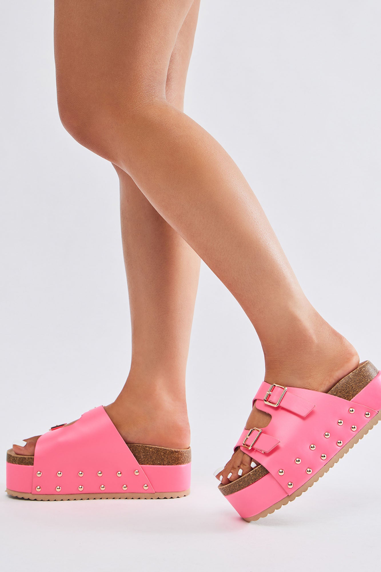 Pink dm store sandals
