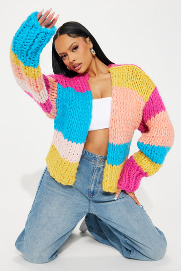 Fashion nova rainbow deals sweater