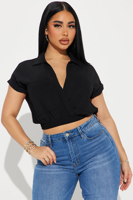 Fashion nova plus blouses top
