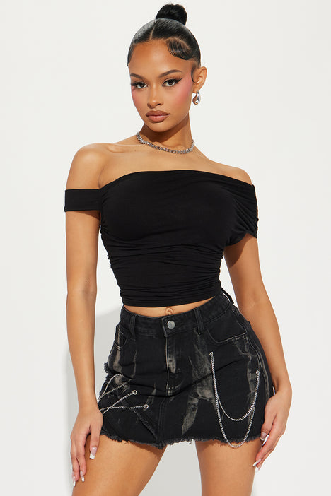 One shoulder sales top fashion nova
