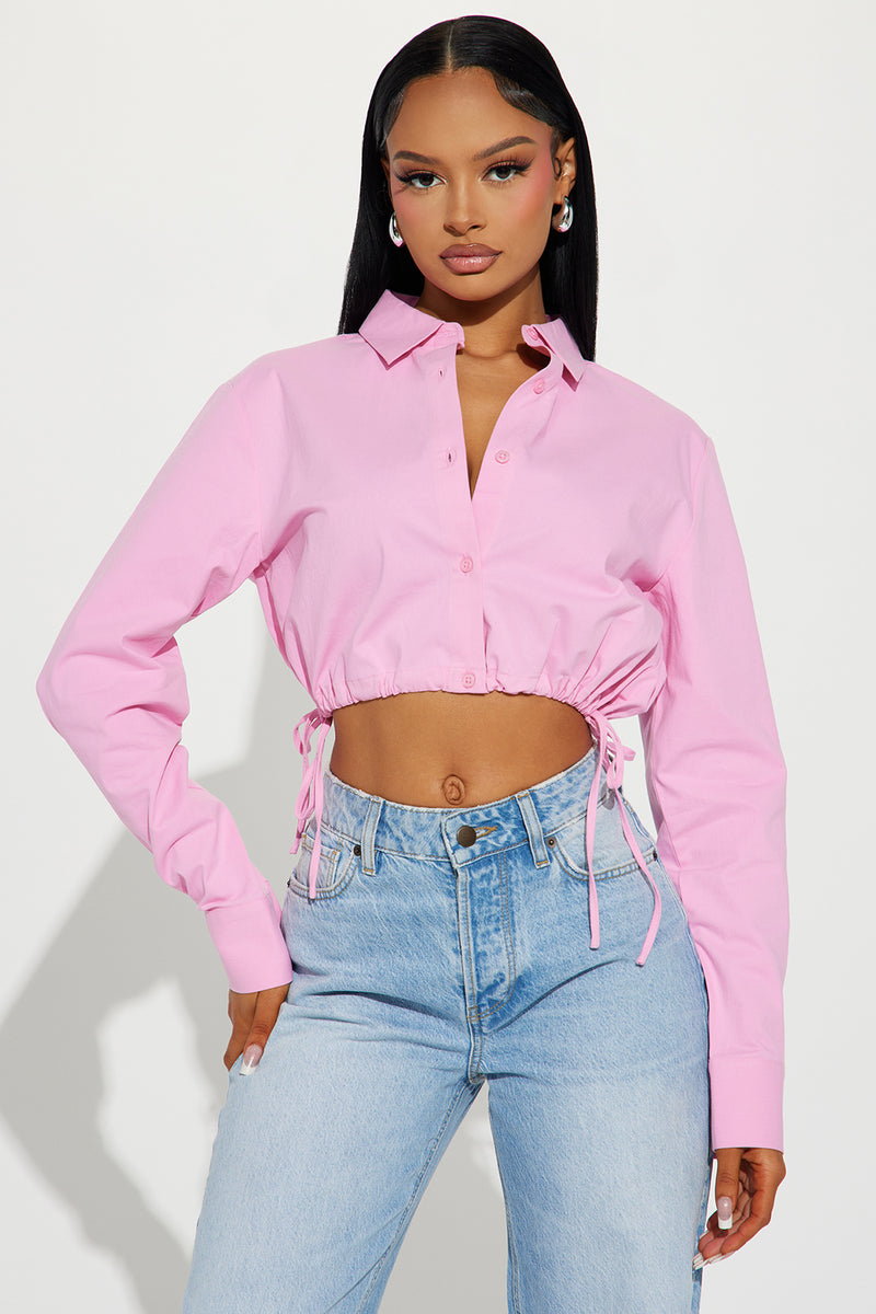Denise Shirt - Pink | Fashion Nova, Shirts & Blouses | Fashion Nova