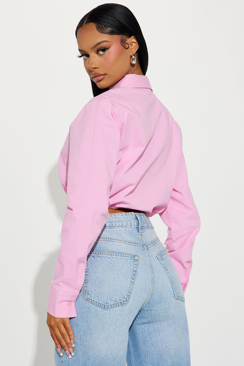 Denise Shirt - Pink | Fashion Nova, Shirts & Blouses | Fashion Nova