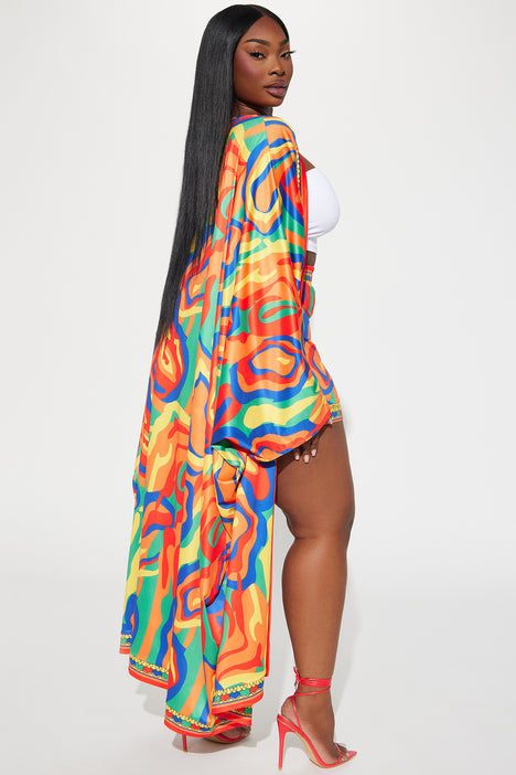 Forever With You Kimono Short Set Yellow combo Fashion Nova