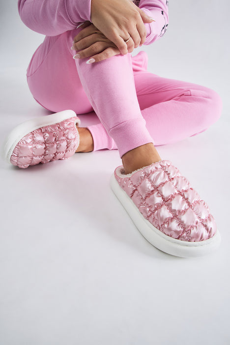 Kennie Slippers Pink Fashion Nova Shoes Fashion Nova