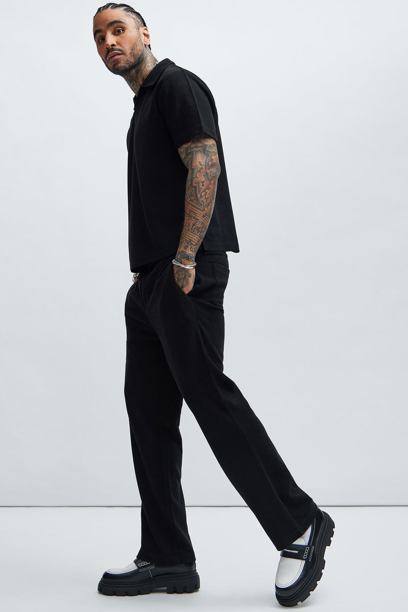 Cairo Textured Straight Pants Black Fashion Nova Mens Pants cairo-textured-straight-pants-black-fashion-nova-mens-pants