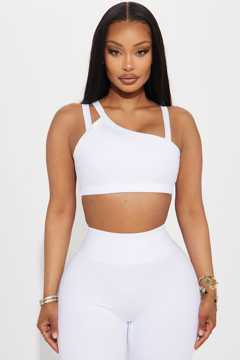 Crop top best sale above bra
