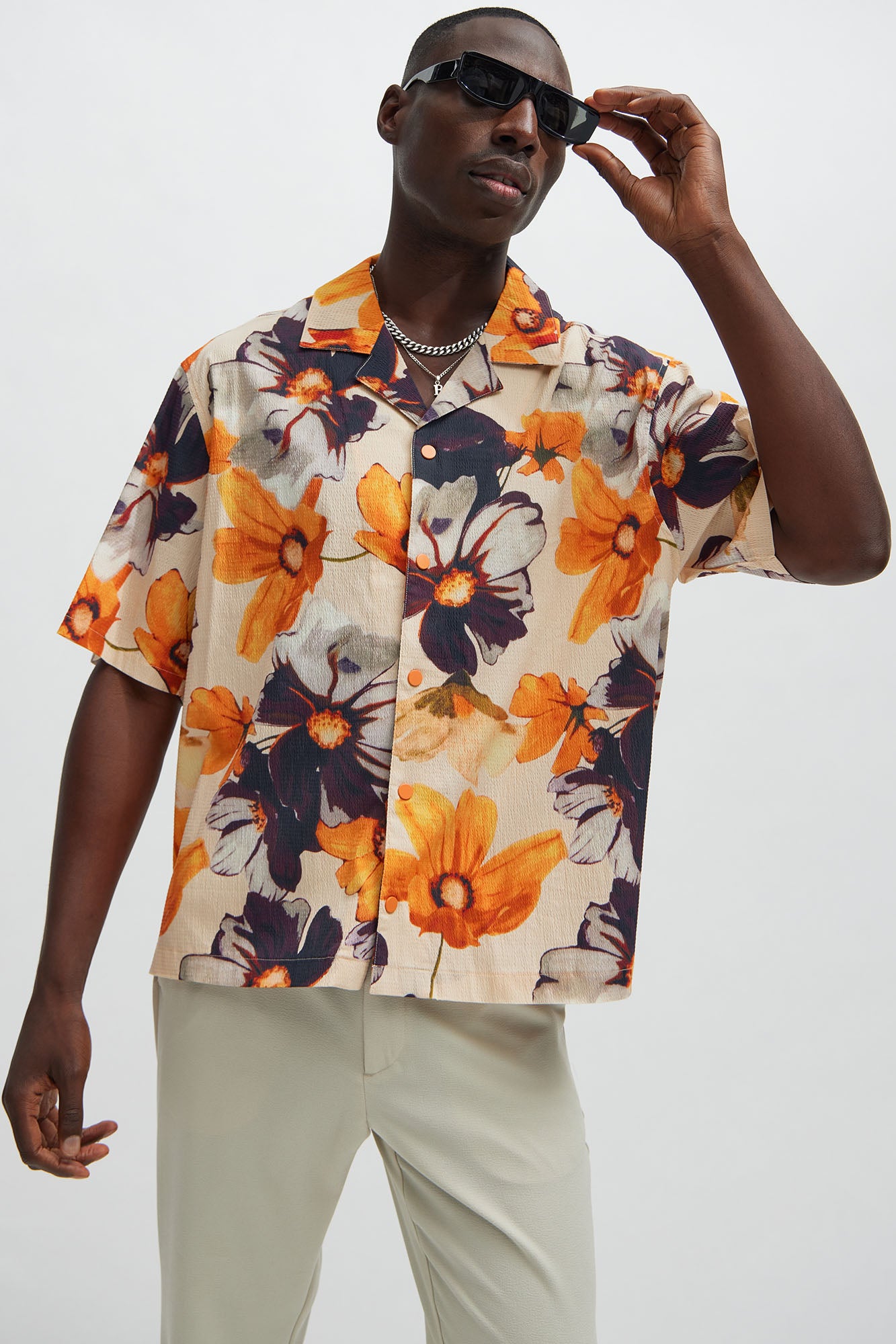 Orange fashion sale shirts