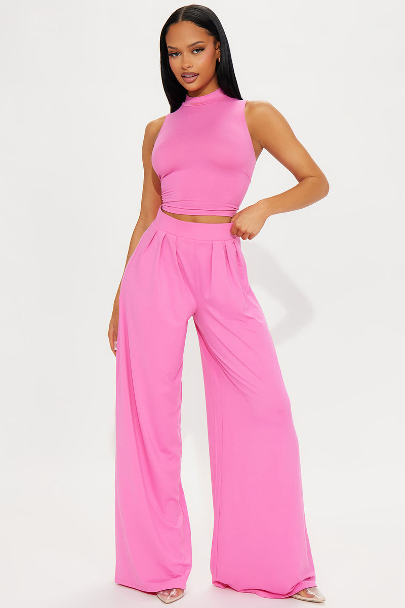 Endless Moment Pant Set - Pink | Fashion Nova, Matching Sets | Fashion Nova